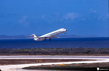 ALM MD-82 - taking off from Curacao Hato International Airport