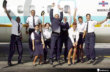 ALM Antillean Airlines - ALM Crew Members