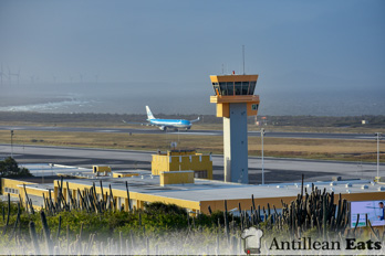 KLM Airbus A330 - taking off from Curacao