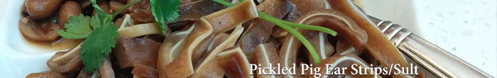 Pickled Pig Ear Strips / Sult