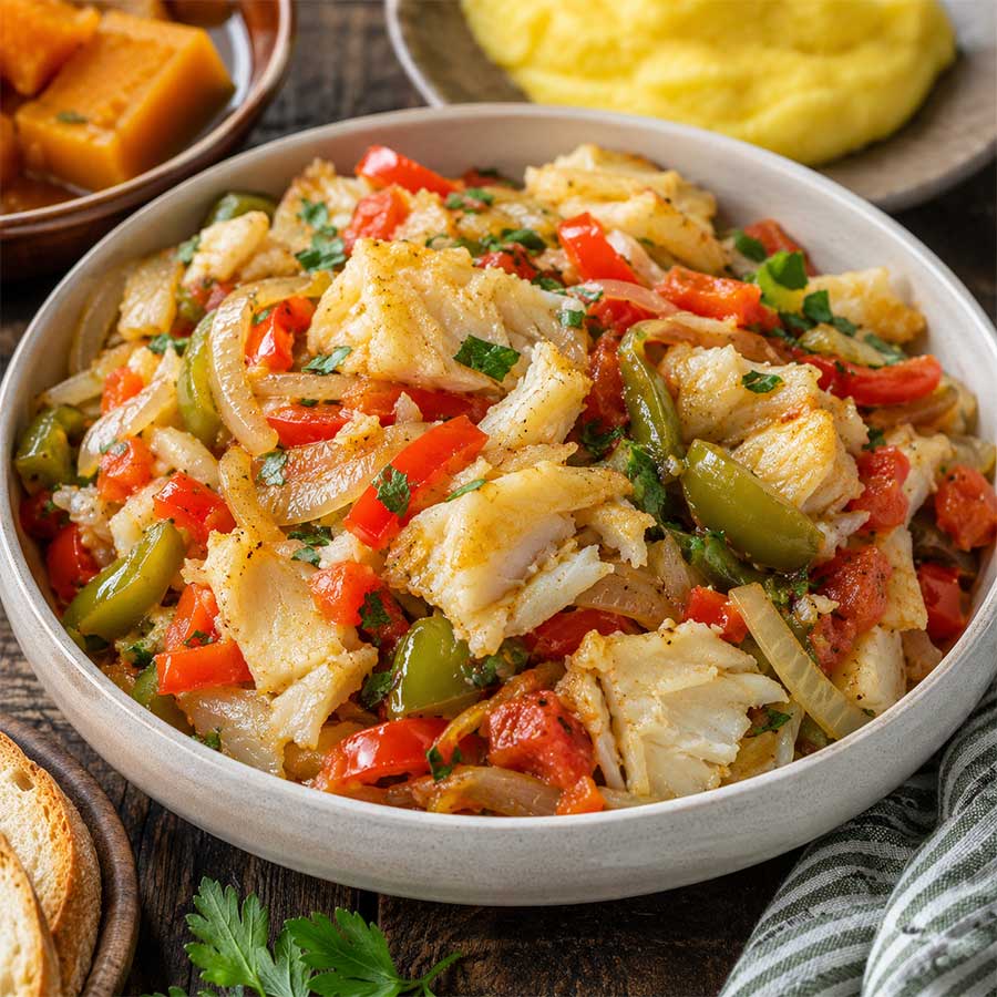 Fried Salt Cod / Bakiou Hasá